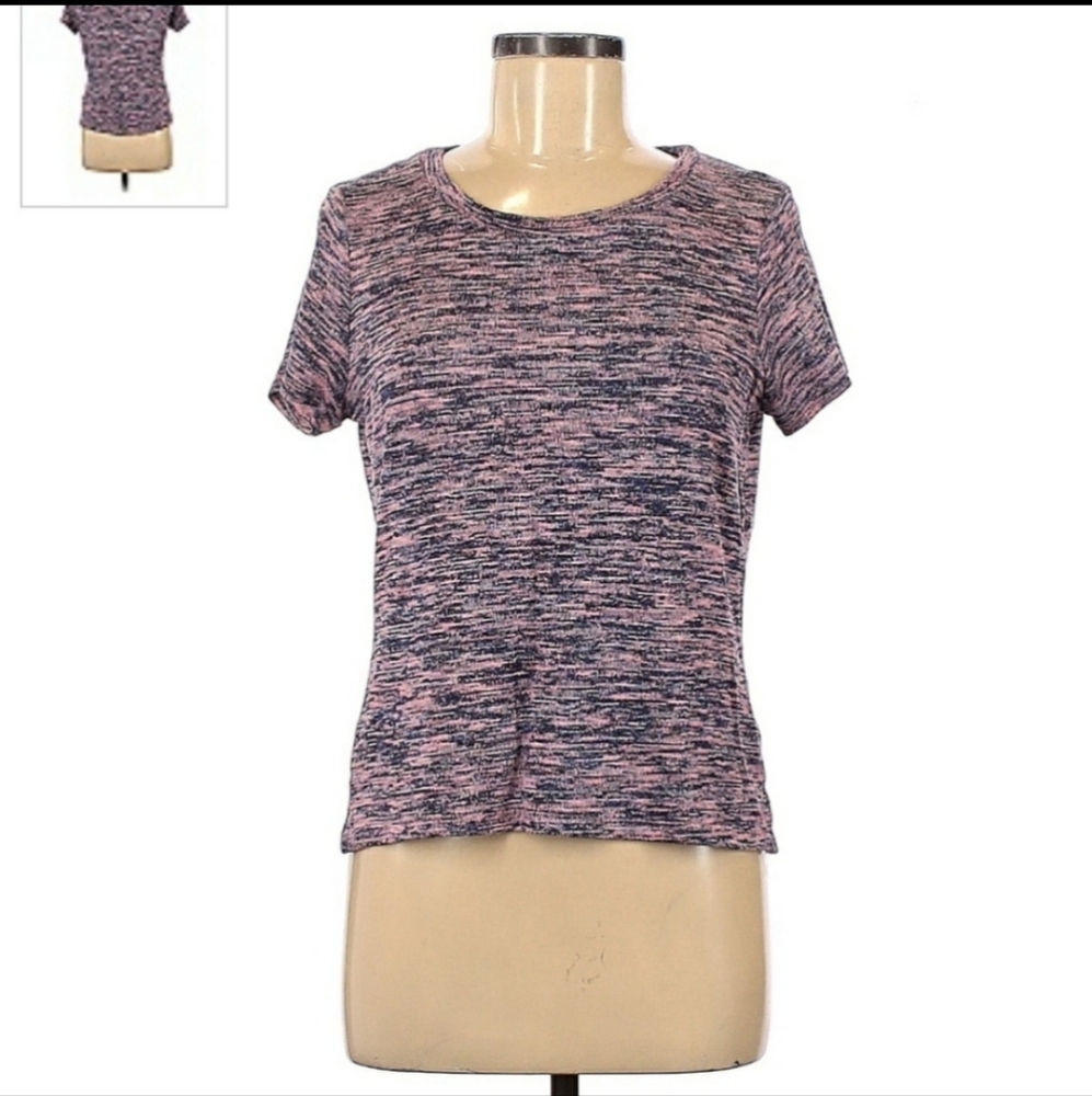 HPx2 Cloud Chaser women's M marbled pink and blue t-shirt Athlectic Athleisure